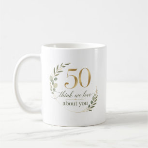 Persönliche 50 Dinge, die wir an Mama lieben Kaffeetasse