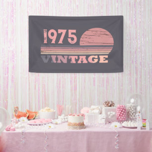 Persönliche 50 Vintage 50. Geburtstagsparty Banner