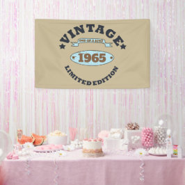Persönliche 60 Vintage 60. Geburtstagsparty Banner