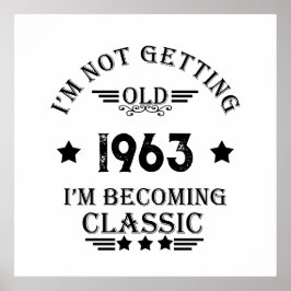 Persönliche 60 Vintage 60. Geburtstagsparty Poster