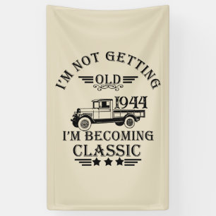 Persönliche achtzig Vintage 80. Geburtstagsparty Banner