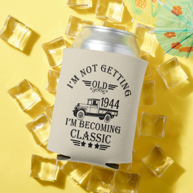 Persönliche achtzig Vintage 80. Geburtstagsparty Dosenkühler (In Situ Sommer)