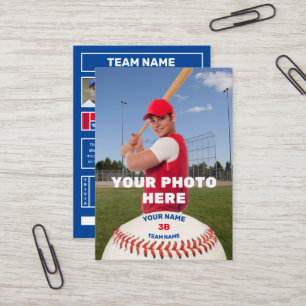 Persönliche Baseball-Karte (angepasste Batter-Sta Visitenkarte