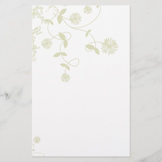 Persönliche benutzerdefinierte Schreibweise Briefpapier (Vorderseite)