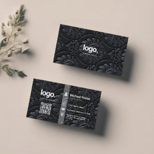 Persönliche Berufliche Black Elegante Business Car Visitenkarte