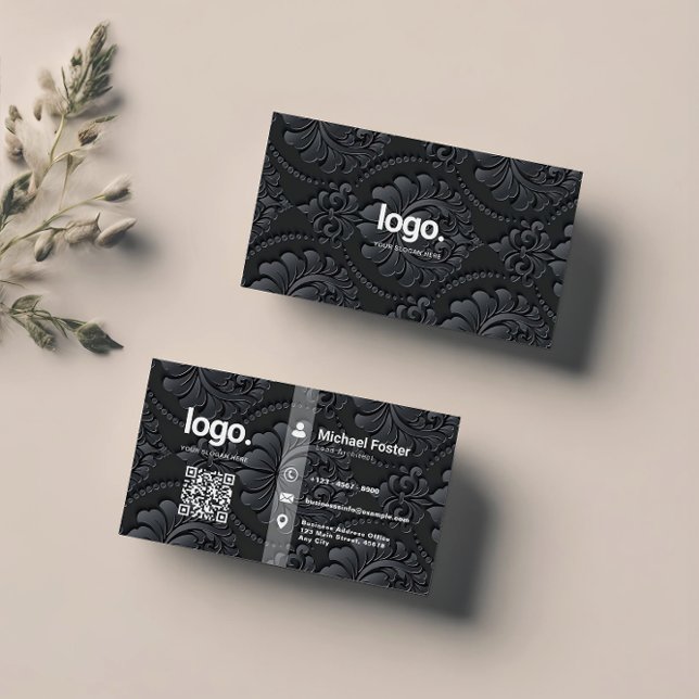 Persönliche Berufliche Black Elegante Business Car Visitenkarte (Von Creator hochgeladen)