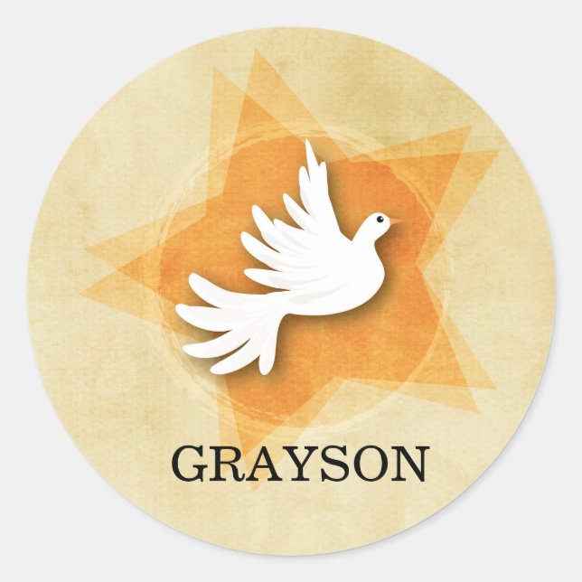 Persönliche Bestätigung Gratulation Geschenk Coll Runder Aufkleber (Vorderseite)