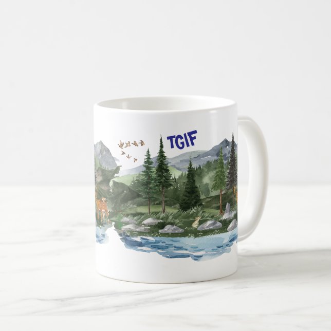 Persönliche Beziehungen Bergwelt Kaffeetasse (VorderseiteRechts)