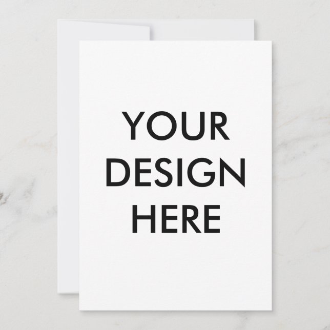 Persönliche Einladung, Größe: 5" x 7" Weißbuch Einladung (Vorderseite)