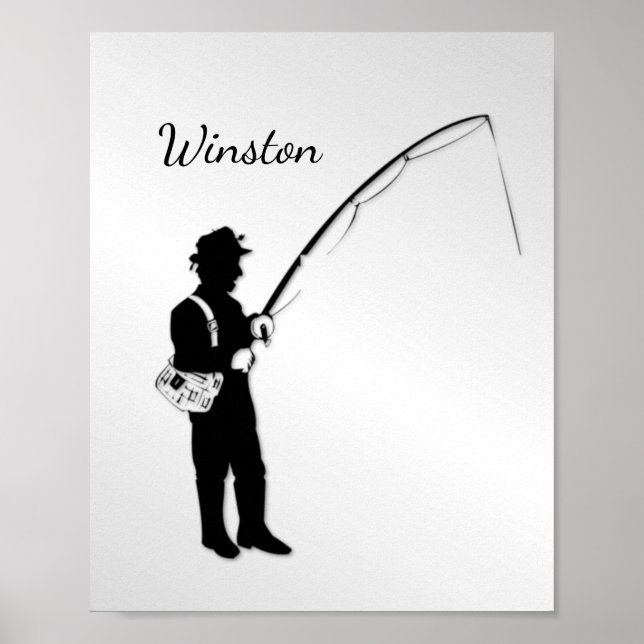 Persönliche Fischerei Poster (Vorne)