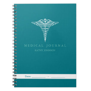Persönliche geduldige medizinische Zeitschrift Notizblock