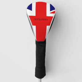 Persönliche Gestaltung der britischen Flagge Golf Headcover