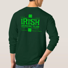 Persönliche Gestaltung des Irish Drinking Team St. T-Shirt
