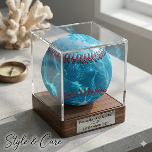 Persönliche Gestaltung Ihrer Wasserkennzeichnung Baseball