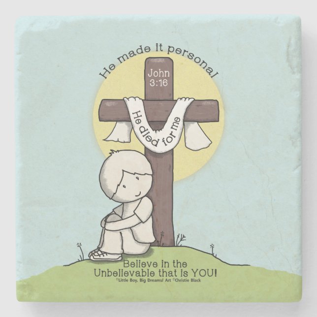 Persönliche Gestaltung Steinuntersetzer (Vorderseite)