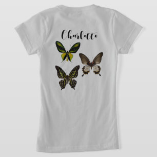 Persönliche Gestaltung tropischer Schmetterlinge T-Shirt
