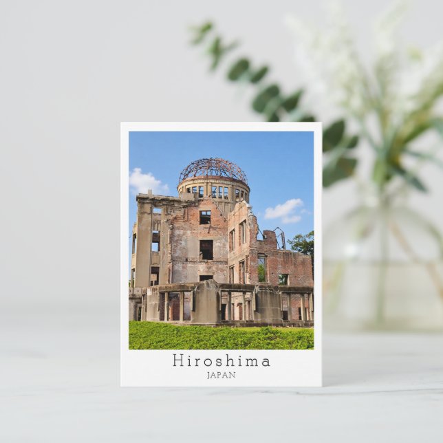 Persönliche Grüße aus Hiroshima, Japan Postkarte (Stehend Vorderseite)
