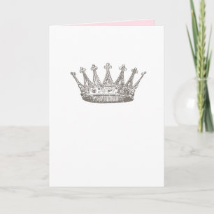 Persönliche Grußkarte Kronprinzessin Karte