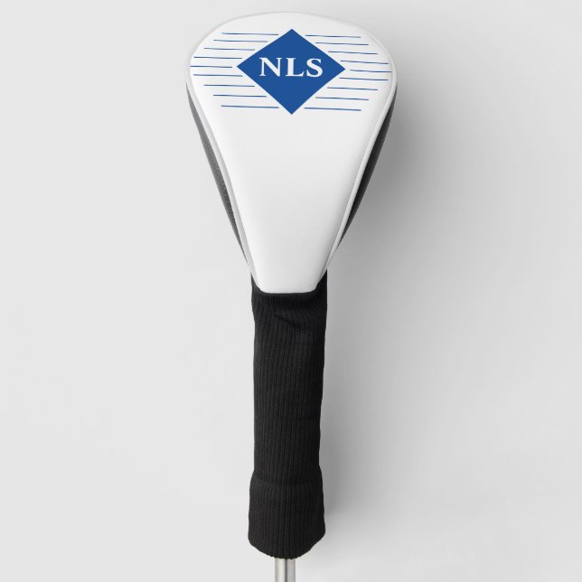 Persönliche Initialen des Geschenkempfängers Golf Headcover (Vorderseite)