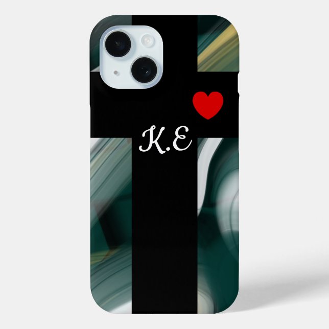 Persönliche iPhone Fälle Trend Abstrakt Black Gree Case-Mate iPhone Hülle (Rückseite)