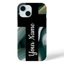 Persönliche iPhone Fälle Trend Abstrakt Black Gree