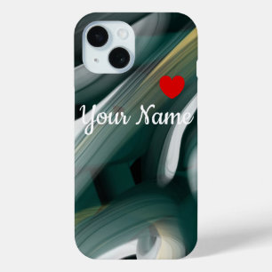 Persönliche iPhone Fälle Trend Abstrakt Black Gree Case-Mate iPhone Hülle