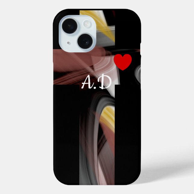 Persönliche iPhone Fälle Trend Abstrakt Black Powd Case-Mate iPhone Hülle (Rückseite)