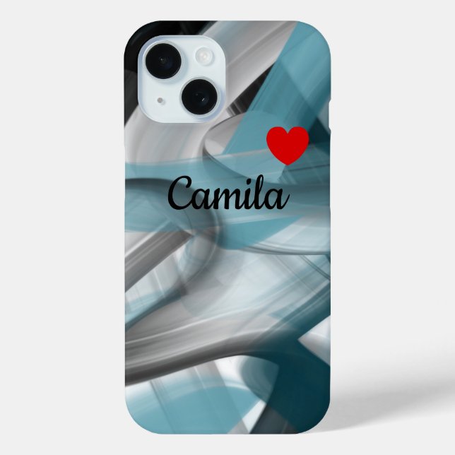 Persönliche iPhone-Fälle Trend Abstrakt Blue Ocean Case-Mate iPhone Hülle (Rückseite)