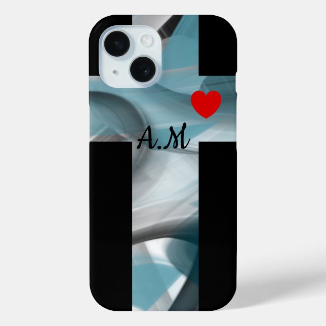 Persönliche iPhone-Fälle Trend Abstrakt Blue Ocean Case-Mate iPhone Hülle (Rückseite)