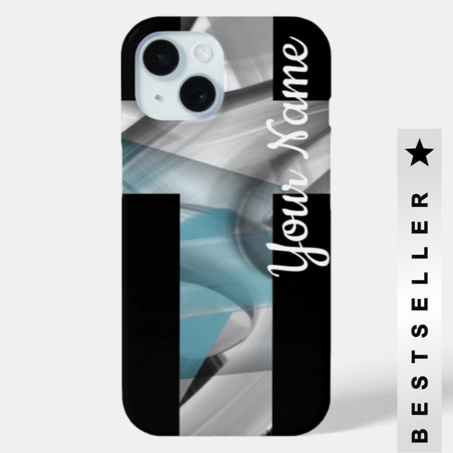 Persönliche iPhone-Fälle Trend Abstrakt Blue Ocean Case-Mate iPhone Hülle (Von Creator hochgeladen)