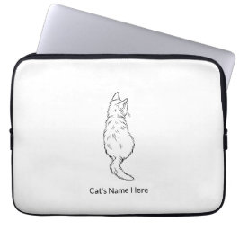 Persönliche Katzenschutzhülle für 13”-Laptop Rücka Laptopschutzhülle