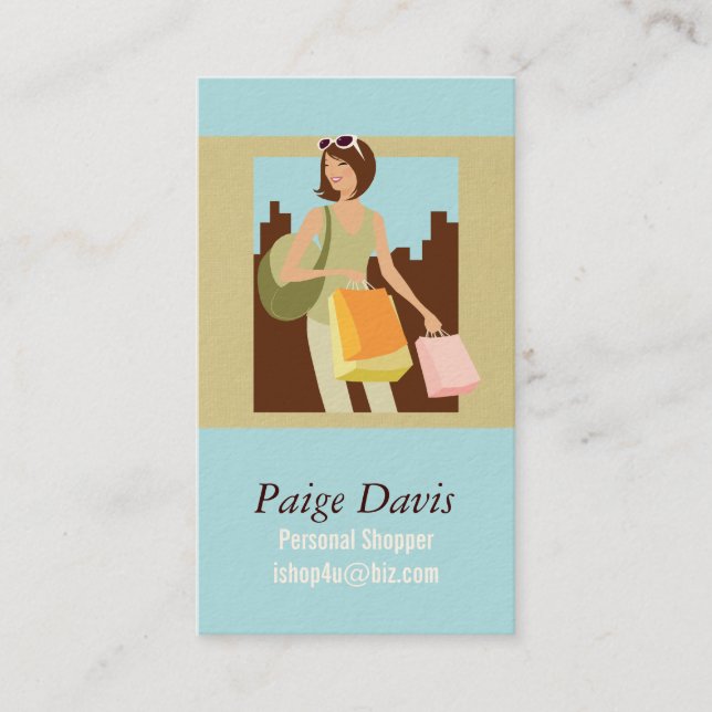 Persönliche Käufer-Visitenkarten Visitenkarte (Vorderseite)