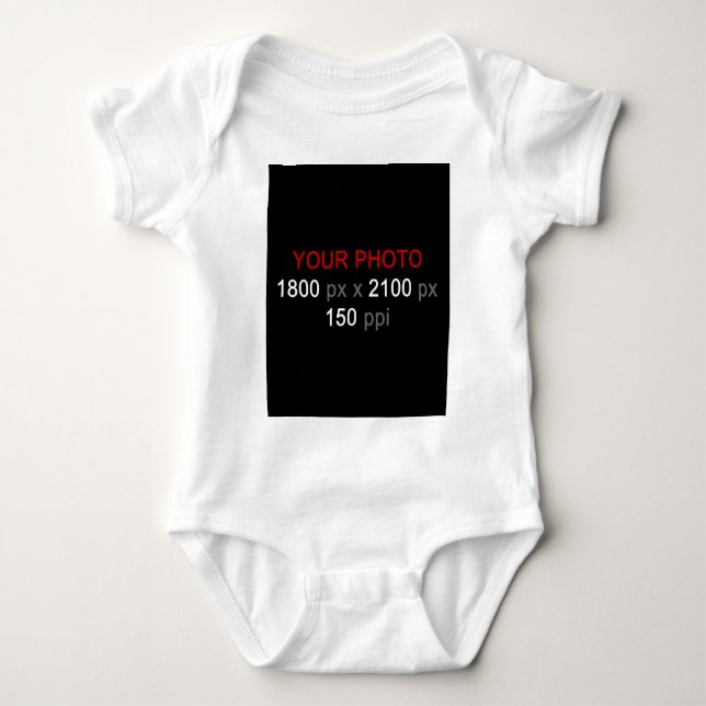 Persönliche Kreation Baby Strampler (Vorderseite)