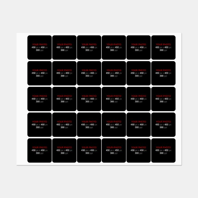 Persönliche Kreation Etiketten (Blatt)