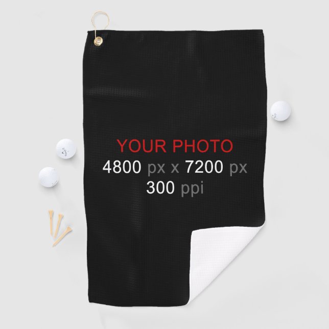 Persönliche Kreation Golfhandtuch (Insitu)