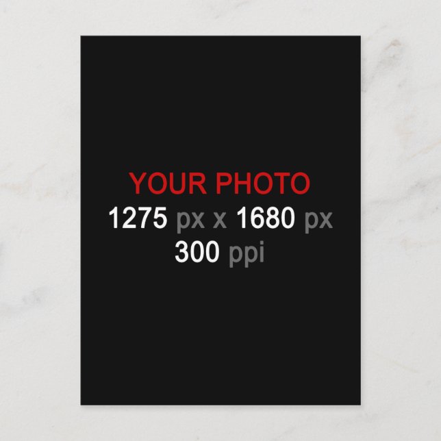 Persönliche Kreation Postkarte (Vorderseite)