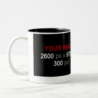 Persönliche Kreation Zweifarbige Tasse