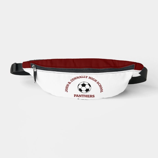 Persönliche Maroon-Fußballspielermannschaft Bauchtasche (Vorderseite)