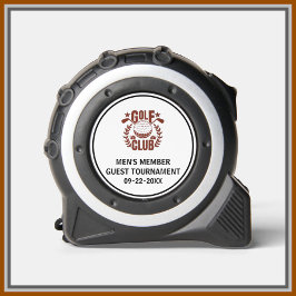 Persönliche Nachricht für das Logo der Golf Club L Maßband