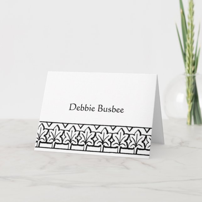 Persönliche Note - Maßgeschneidert - individuell a Karte (Vorderseite)