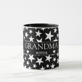 Persönliche Oma-Decke mit Namen der Enkelkinder Tasse