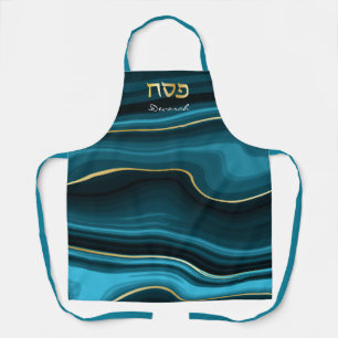 Persönliche Pessach-Seder-Schürze auf Hebräisch Schürze