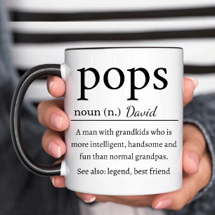 Persönliche Pops-Definition  Zweifarbige Tasse