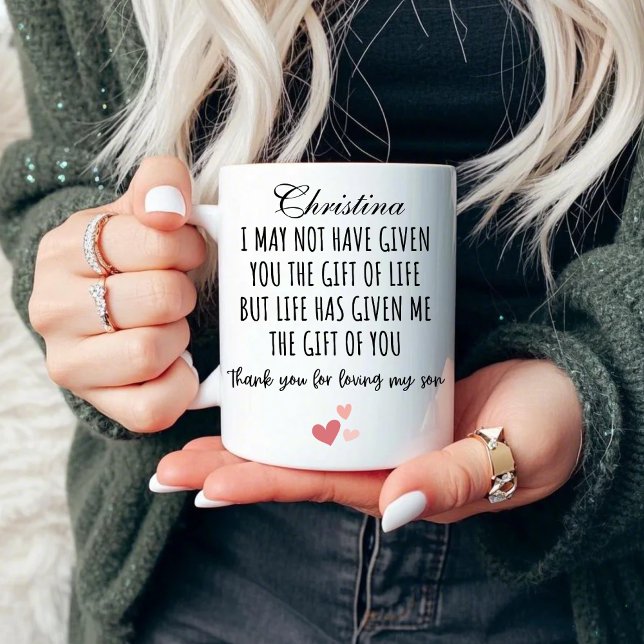 Persönliche Schwiegertochter Tasse (Von Creator hochgeladen)