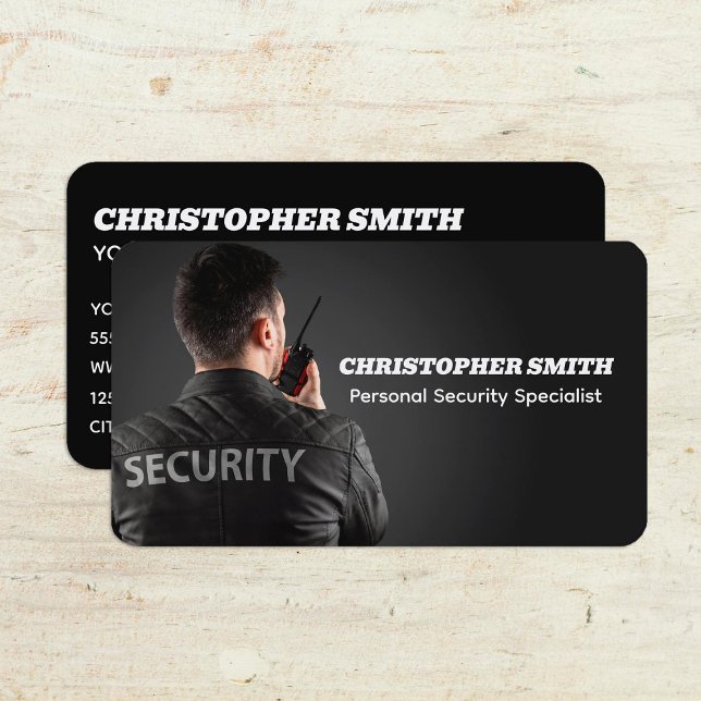 Persönliche Sicherheit Visitenkarte (Personal Security Business-Cards)