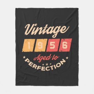 Persönliche siebzig Vintage 70. Geburtstagsfeier Fleecedecke