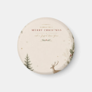 Persönliche skandinavische Weihnachtsfeiertage Magnet