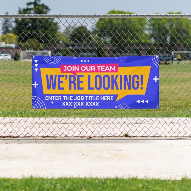Persönliche Teilnahme an unserem Team Wir suchen Banner (Insitu)
