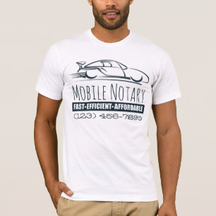 Persönliche Telefonnummer des öffentlichen mobilen T-Shirt