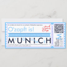 Persönliche Ticket-Einladung Oktoberfest München
